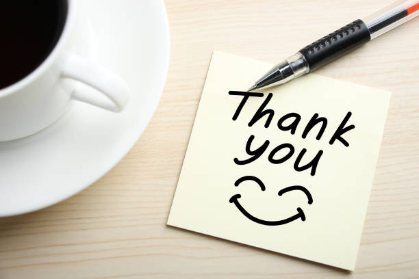 istock Thank You Concept On Sticky Note 1257111031