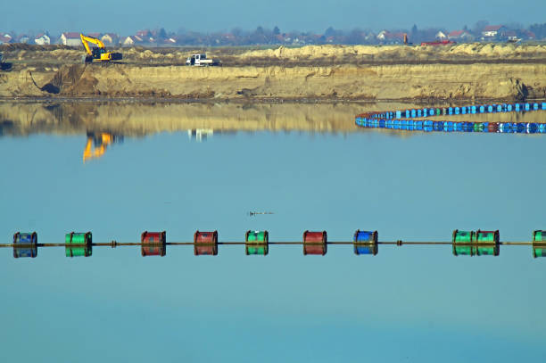 istock Big lake in sunny day 1257112063