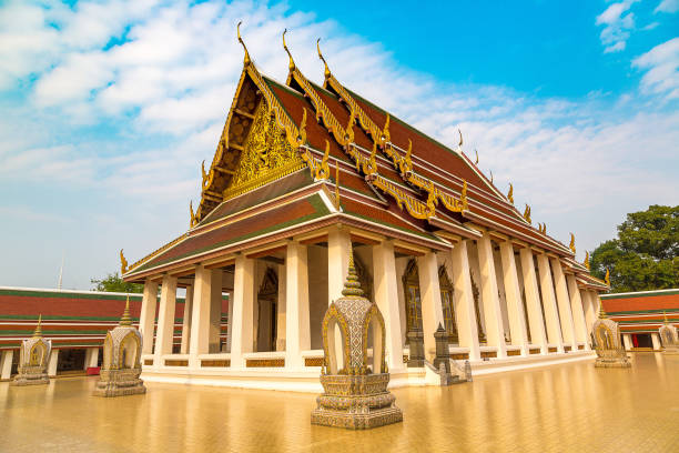 istock Wat Saket temple in Bangkok 1257112744