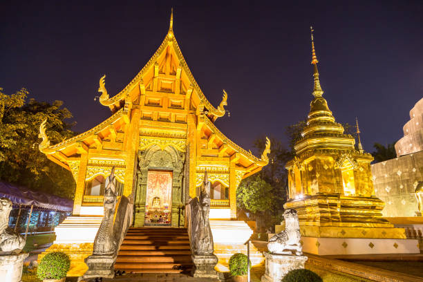 istock Wat Phra Singh temple in Chiang Mai 1257114676