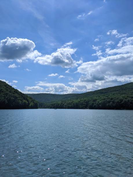 istock Pennsylvania Rolling Mountains from a Body of Water 1257116530