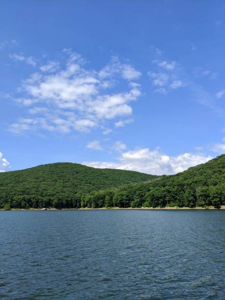 istock Pennsylvania Rolling Mountains from a Body of Water 1257116619