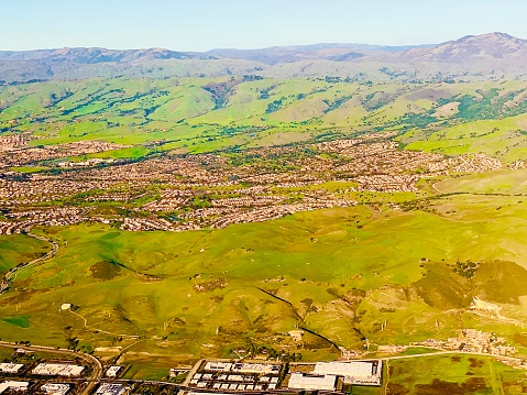 Aerial view of San José California