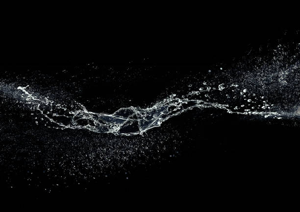istock 3D illustration of splashes of water 1257122123