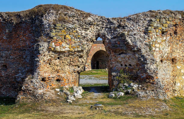 istock Fortress walls with gate 1257127238