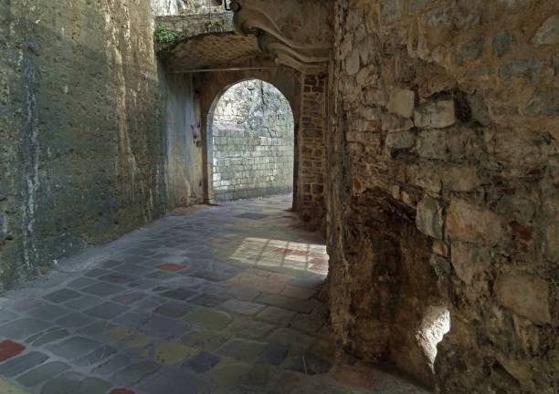 istock Walls on medieval fortress 1257127983