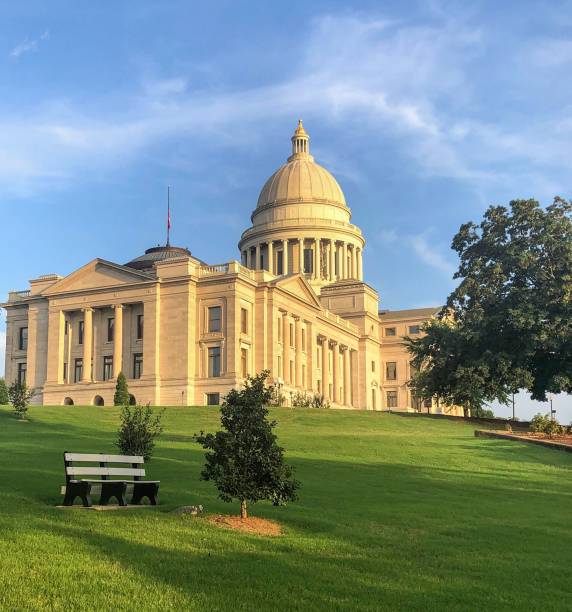 istock Arkansas State Capital at Sunset 1257131682