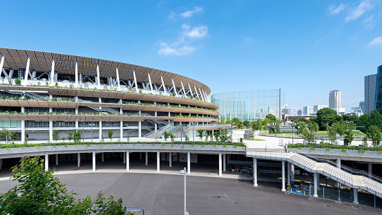 The National Stadium was used as the main stadium for the Tokyo 1964 Olympic Games, and is currently being rebuilt as a brand new stadium for the Tokyo 2020 Games. The Opening and Closing ceremonies of the Tokyo 2020 Games will be held here along with Athletics events and Football matches. After the 2020 Games are over, the stadium will be used for sporting and cultural events.