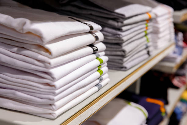 istock stack of clothes in a shopping center 1257140326