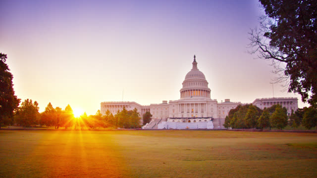 Sunrise and United States Capitol