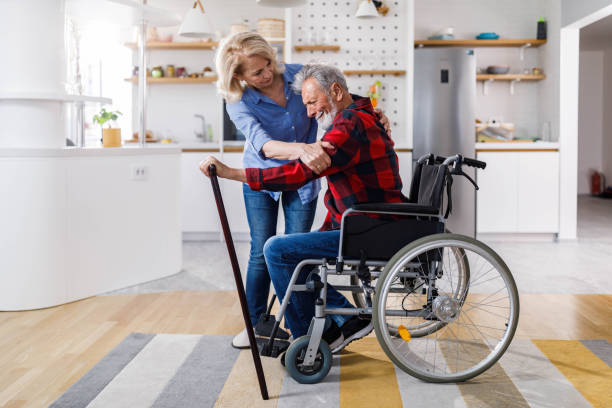 istock Come on honey, I will help you to stand up! 1257144937