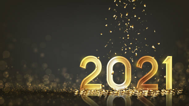 istock 2021 Happy New Year holiday banner 1257145774