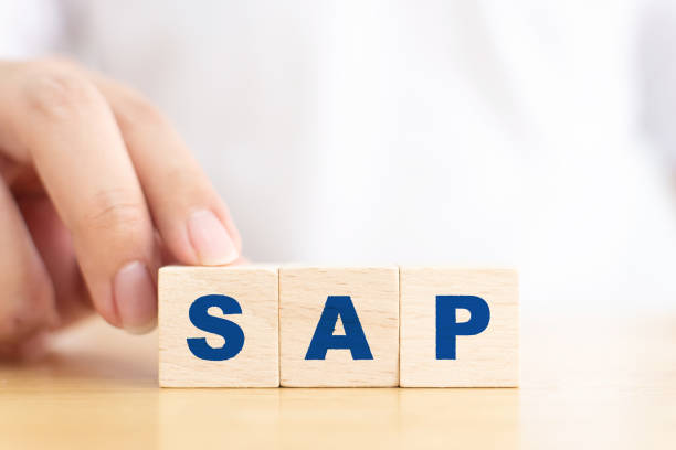 istock Business management software (SAP). ERP enterprise resources planning system concept 1257151447