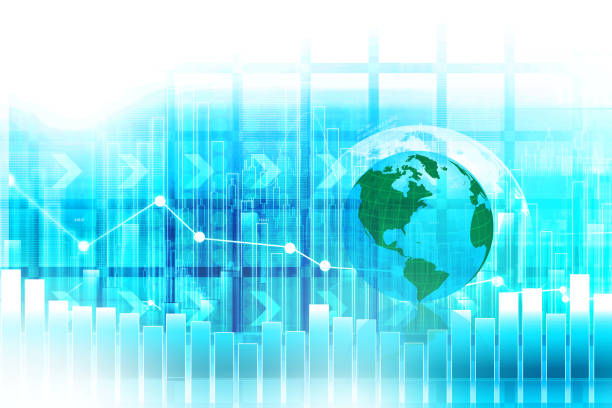 istock Financial Stock market chart 1257154790