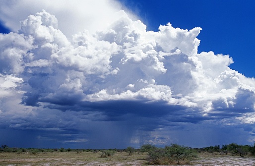 Nimbus Cloud Cumulation in Namibia