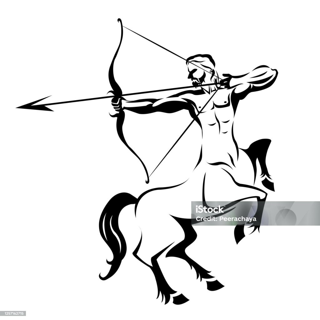 Centaur Hình Bóng Thần Thoại Cổ Đại Hình minh họa Sẵn có - Tải ...