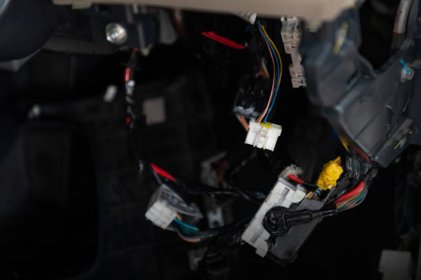 istock Close up view of an electrical socket 1257168660