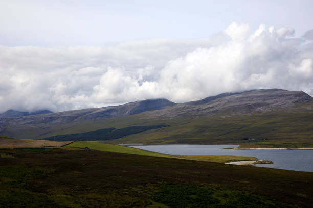 Scotland, UK - August 11, 2018: Typical landscape of Scotland, Scotland, Highlands, United Kingdom
