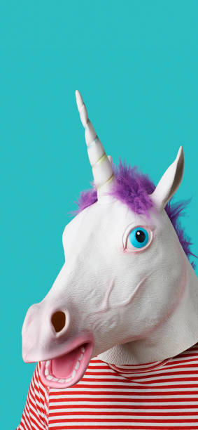 istock man with a unicorn mask, in stories format 1257175031