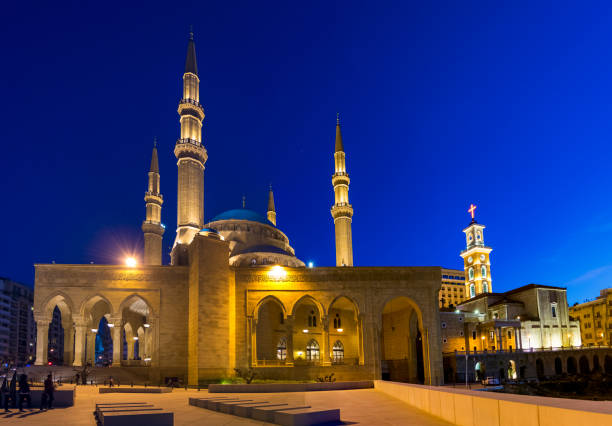 istock Mosque and the church side by side 1257177932