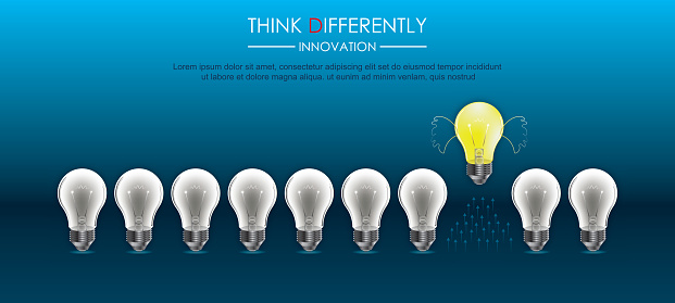 Think Different Move Diff Think Differently Being Different Move For Success In Life Flying Light ...