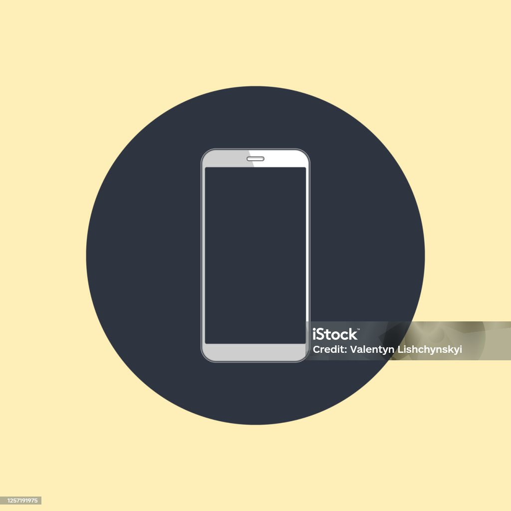 Handy-Leitung-Symbol auf rundem Hintergrund - Lizenzfrei Ausrüstung und Geräte Vektorgrafik Handy-Leitung-Symbol auf rundem Hintergrund - Lizenzfrei Ausrüstung und Geräte Vektorgrafik