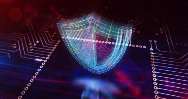 istock Cyber shield symbols 3d illustration 1257193780