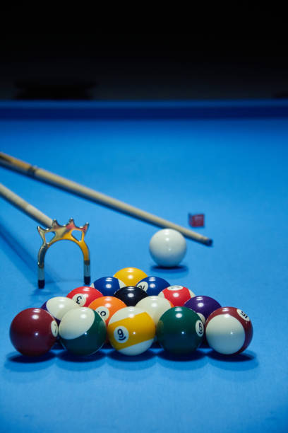 istock American Pool billiards Balls and Tables 1257194855