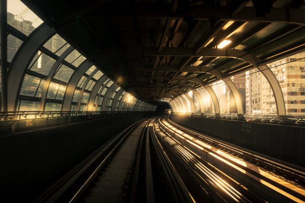 istock Subway railroad tunnel in Hong Kong 1257199487