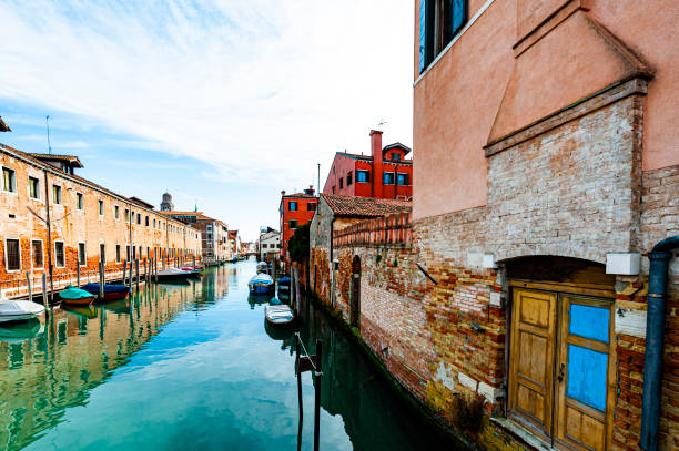 istock Deserted streets of Venice 1257201797