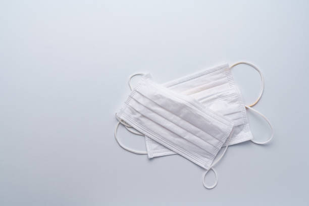 istock Used medical face mask 1257201881
