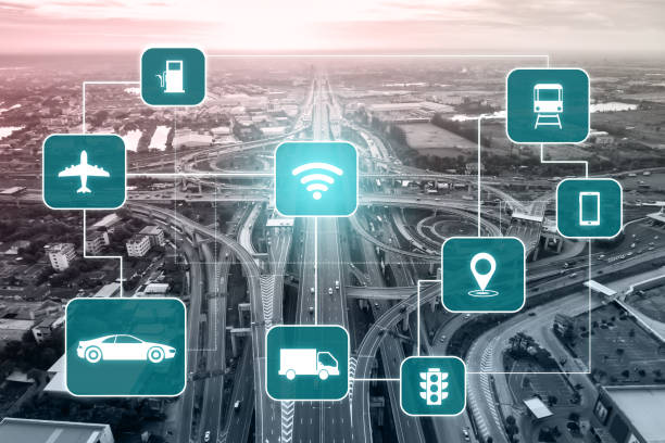istock Smart transport technology concept for future car traffic on road 1257206835