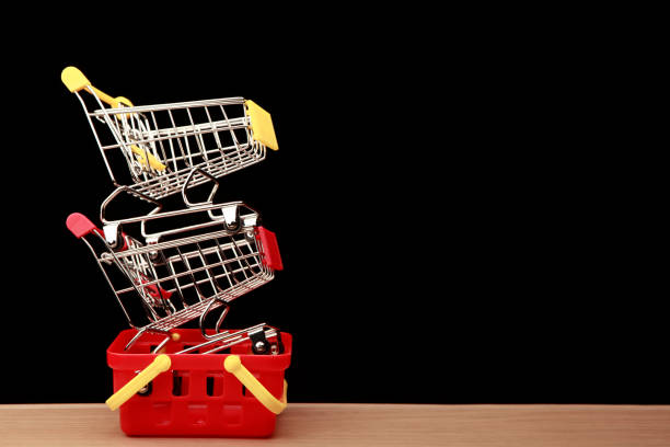 istock image of basket trolley dark background 1257211675