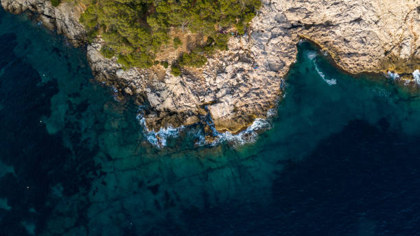 istock drone view of an island 1257215767