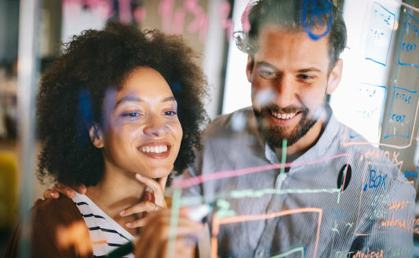 istock Collaboration and analysis by business people working in office 1257221871
