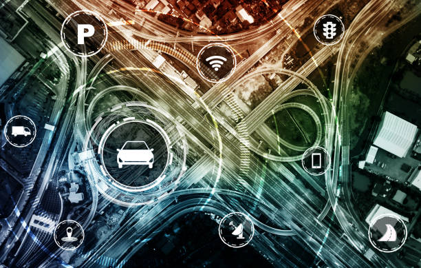 istock Smart transport technology concept for future car traffic on road 1257221979