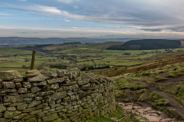 istock Landscape view captured during late time from high place 1257223484