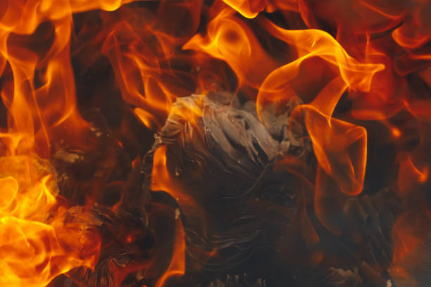 istock blazing fire background with tongues of flame 1257223984