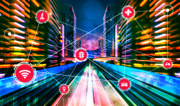 istock Smart transport technology concept for future car traffic on road 1257229839
