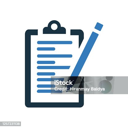 istock Content writing icon / vector graphics 1257231138