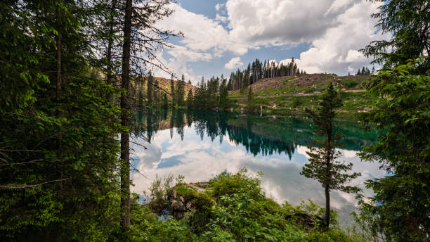 istock lake Carezza, dolomites, Italy 1257232402