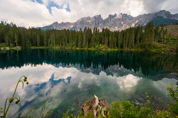 istock lake Carezza, dolomites, Italy 1257233951