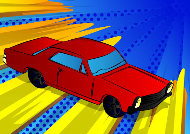 istock Retro American Sports Car. 1257239995