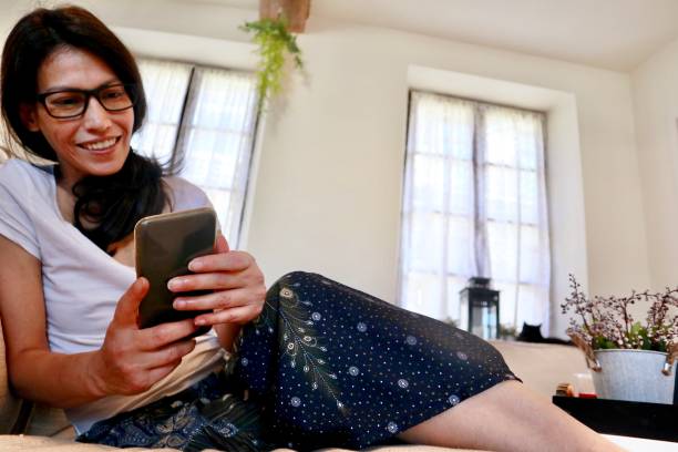 istock Relaxing in the living room 1257242567