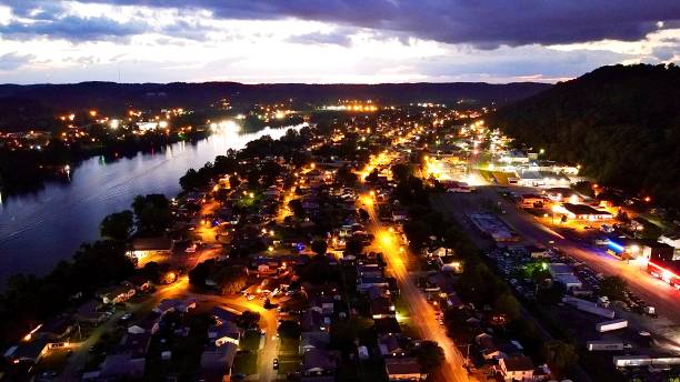 istock City night life, Dunbar, WV 1257244087
