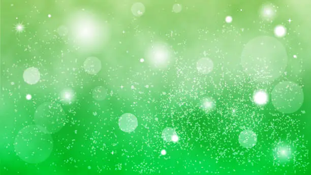 Vector illustration of Particle background material Green color