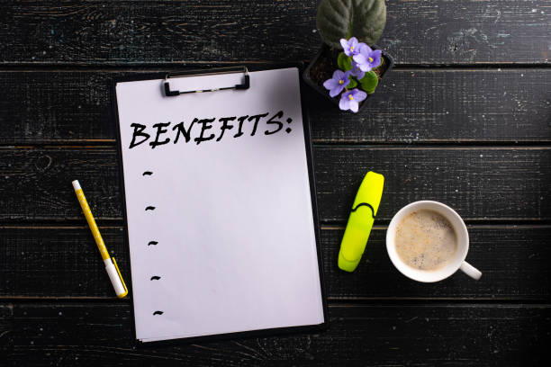istock Strategy Development. A list of your benefits. Business concept. 1257246806