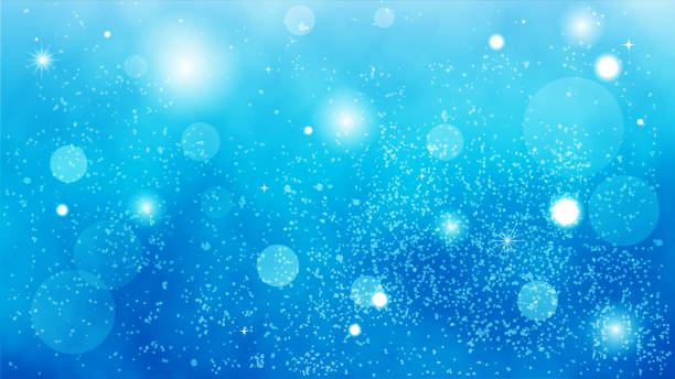 Particle background material Blue color It is an illustration of a Particle background material Blue. blue hawaiian stock illustrations