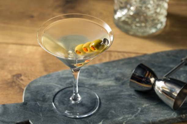 istock Boozy Traditional Dirty Martini 1257248877