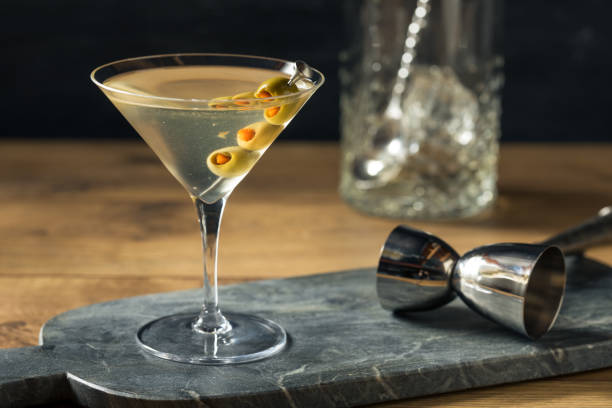 istock Boozy Traditional Dirty Martini 1257250254